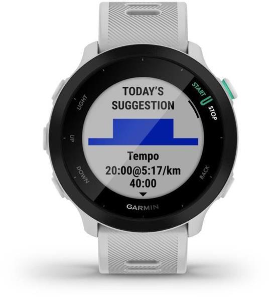 GARMIN Forerunner 55 - Smartwatch GPS - Bianco