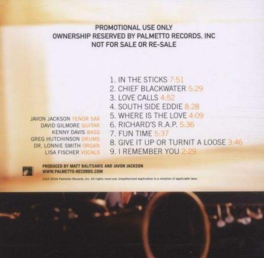 Now - CD Audio di Javon Jackson - 2