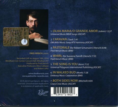 Solo - CD Audio di Fred Hersch - 2