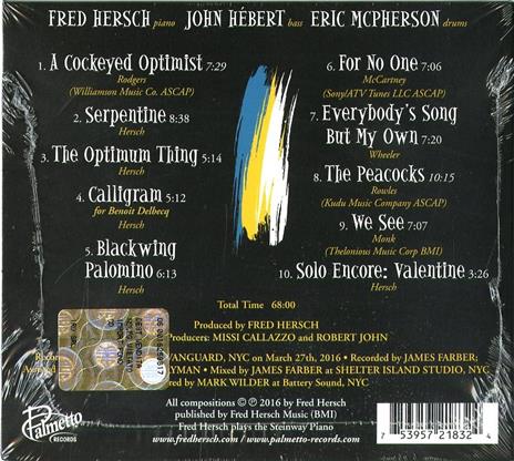 Sunday Night at the Village Vanguard - CD Audio di Fred Hersch - 2