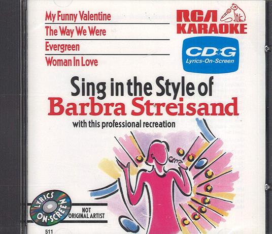 Karaoke: Barbra Streisand - CD Audio