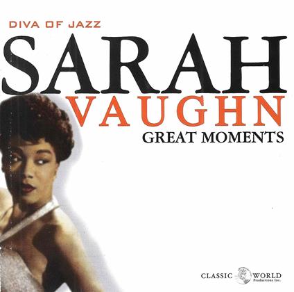 Great Moments - CD Audio di Sarah Vaughan