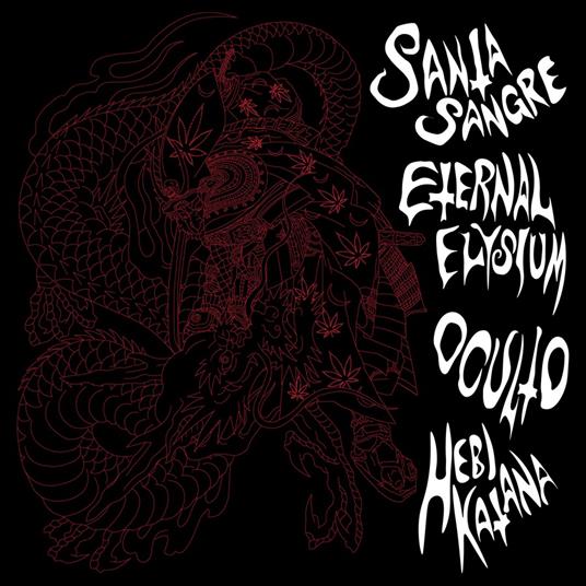 Split (Red Marbled Vinyl) (with Eternal Elysium & Oculto & Hebi Katana) - Vinile LP di Santa Sangre