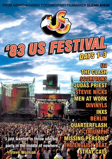 Us Festival 1983. Days 1 - 3 - DVD