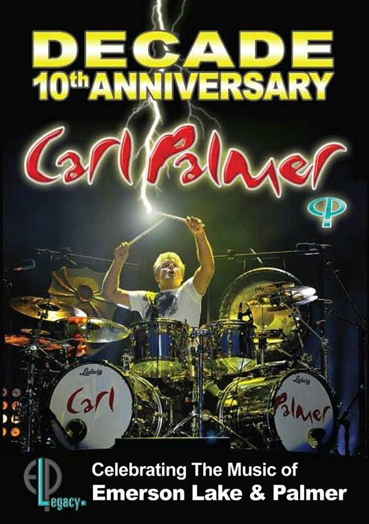 Carl Palmer. Decade: 10th Anniversary (DVD) - DVD di Carl Palmer