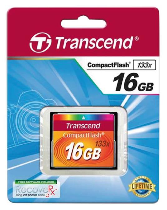 Transcend TS16GCF133 memoria flash - 2