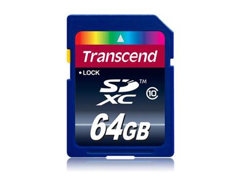 Transcend TS64GSDXC10 memoria flash