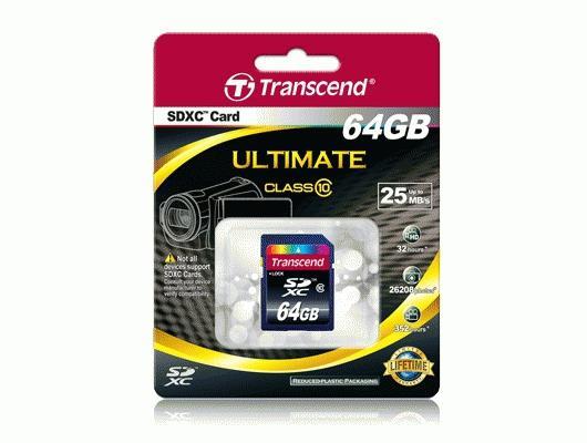 Transcend TS64GSDXC10 memoria flash - 3