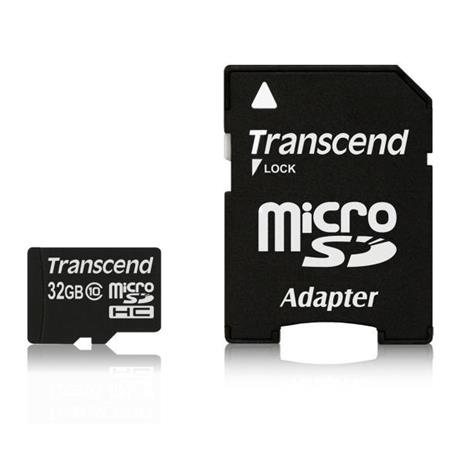 Scheda Micro-Sdhc 10X 32Gb 1 Adapter Transcend - 3