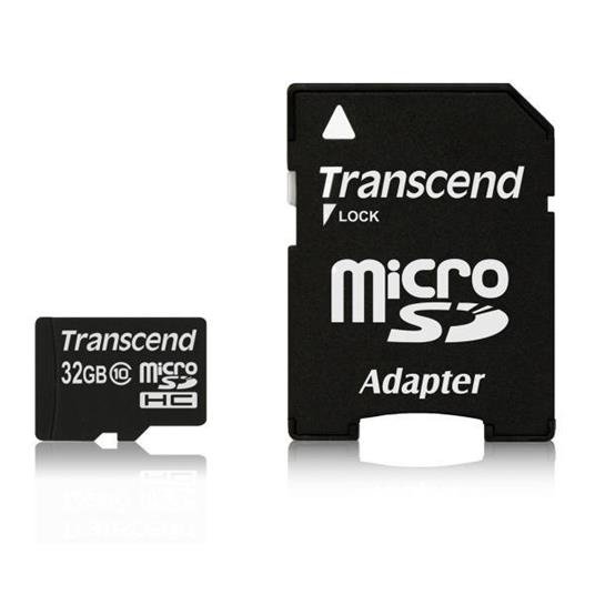 Scheda Micro-Sdhc 10X 32Gb 1 Adapter Transcend - 2