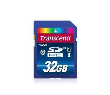 Transcend 32GB SDHC Class 10 UHS-I memoria flash NAND Classe 10