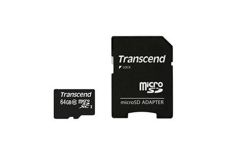 Transcend TS64GUSDXC10 memoria flash 64 GB MicroSDXC Classe 10 NAND