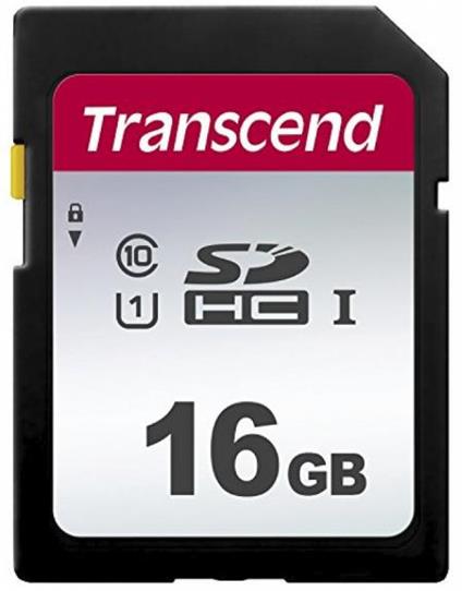 Transcend 16GB, UHS-I, SD memoria flash SDHC Classe 10 NAND
