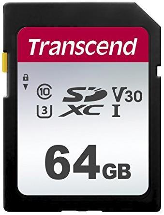 Transcend TS64GSDC300S memoria flash 64 GB SDXC Classe 10 NAND
