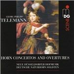Concerti e Ouvertures con corno - CD Audio di Georg Philipp Telemann