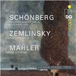 Notte trasfigurata (Verklärte Nacht) / Trio con pianoforte / Quartetto con pianoforte - CD Audio di Gustav Mahler,Arnold Schönberg,Alexander Von Zemlinsky,Wiener Mozart Ensemble,Wiener Klaviertrio