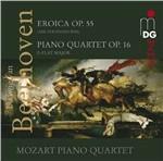 Sinfonia n.3 (Arrangiamento per quartetto con piano) - Quartetto con pianoforte op.16 - CD Audio di Ludwig van Beethoven,Mozart Piano Quartet