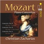 Concerti per pianoforte n.14, n.15, n.21 - SuperAudio CD ibrido di Wolfgang Amadeus Mozart,Christian Zacharias,Orchestra da camera di Losanna