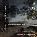 Quintetti per archi op.4, op.29 - CD Audio di Ludwig van Beethoven,Leipzig String Quartet