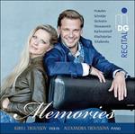 Memories. Opere per violino e pianoforte - CD Audio di Sergei Prokofiev,Sergei Rachmaninov,Dmitri Shostakovich,Pyotr Ilyich Tchaikovsky,Alfred Schnittke,Aram Khachaturian,Rodion Shchedrin,Kirill Troussov,Alexandra Troussova