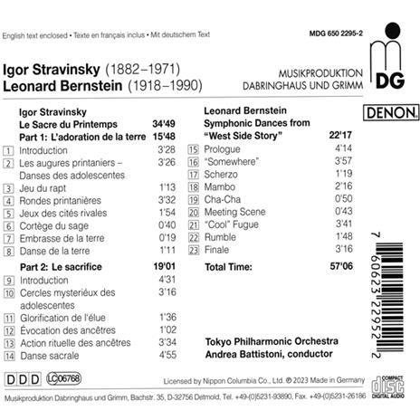 Le Sacre Du Printemps - CD Audio di Igor Stravinsky - 2