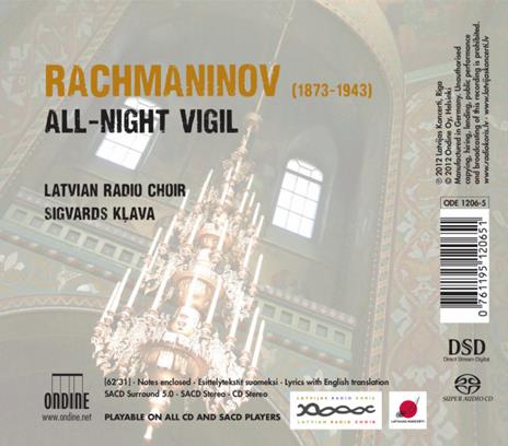 All-Night Vigil - SuperAudio CD di Sergei Rachmaninov - 2