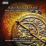 Quatre instants - Emile Suite - Terra Memoria (per orchestra d'archi) - CD Audio di Kaija Saariaho,Marko Letonja