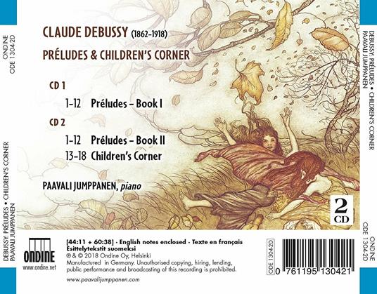 Preludi libro I e II - Children's Corner - CD Audio di Claude Debussy,Paavali Jumppanen - 2