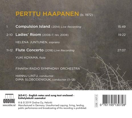 Concerto per flauto - Ladie's Room - CD Audio di Finnish Radio Symphony Orchestra,Hannu Lintu,Perttu Haapanen - 2