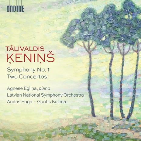 Sinfonie Nr. 1 - Zwei Konzerte - CD Audio di Talivaldis Kenins,Agnese Eglina