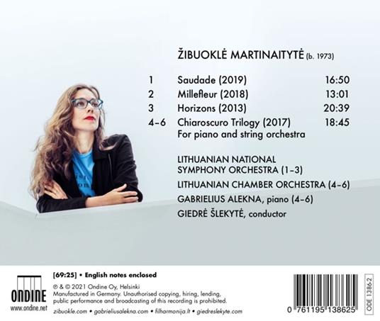 Saudade - CD Audio di Zibuokle Martinaityte - 2