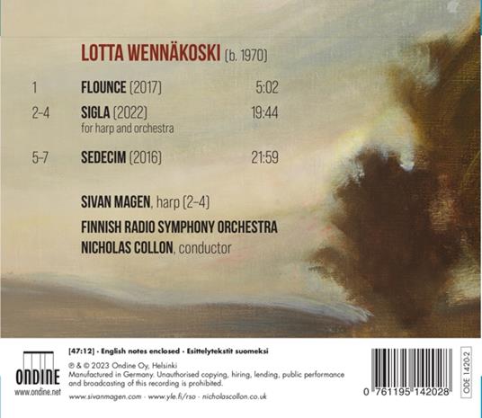 Sigla, Flounce, Sedecim - CD Audio di Lotta Wennäkoski - 2
