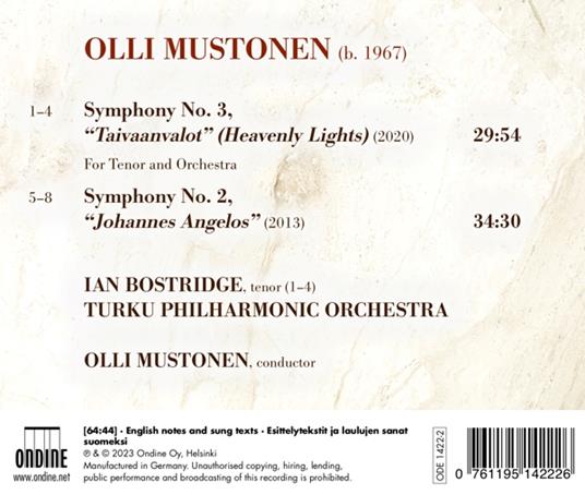 Symphonies Nos. 2 & 3 - CD Audio di Olli Mustonen - 2