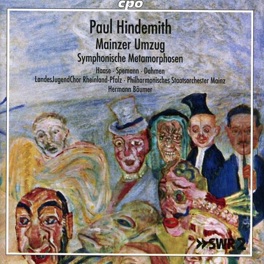 Paul Hindemith: Mainzer Umzug And Symphonic Metamorphosis - CD Audio
