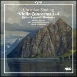 Musica per violino e orchestra - CD Audio di Christian Sinding