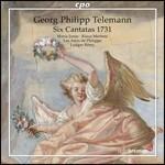 6 Cantate 1731 - CD Audio di Georg Philipp Telemann