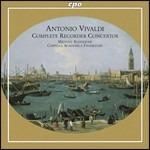 Concerti per flauto dolce completi - CD Audio di Antonio Vivaldi,Michael Schneider,Cappella Academica