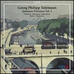 Quartetti parigini vol.1 - CD Audio di Georg Philipp Telemann,John Holloway,Lars Ulrik Mortensen