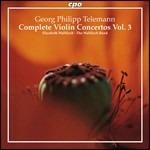 Concerti per violino vol.3 - CD Audio di Georg Philipp Telemann,Elizabeth Wallfisch