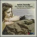 5 Suites per 2 pianoforti - CD Audio di Anton Arensky