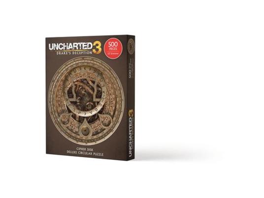 Uncharted Jigsaw Puzzle Cipher Disk Circular Deluxe (500 Pezzi) Dark Horse