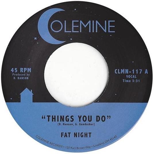 Things You Do-Things You Do (Instrumental) - Vinile LP di Fat Night