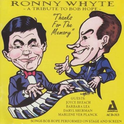 Thanks for the Memories - CD Audio di Ronny Whyte