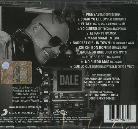 Dale - CD Audio di Pitbull - 2