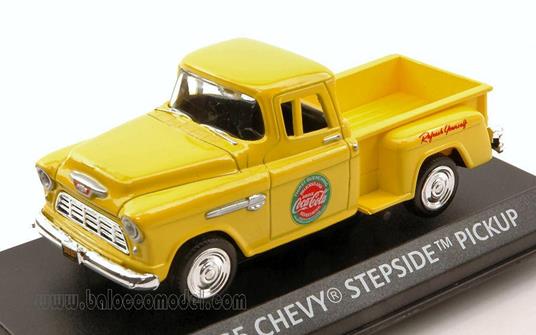Chevy Stepside Pick Up 1955 Yellow Coca Cola 1:43 Model Mcc430001