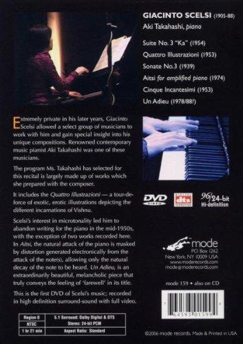 Giacinto Scelsi. Musiche per pianoforti. Vol. 3 - DVD di Giacinto Scelsi