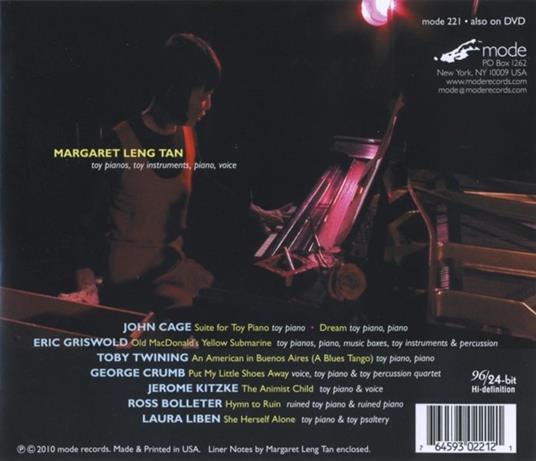 She Herself Alone - CD Audio di Margaret Leng Tan