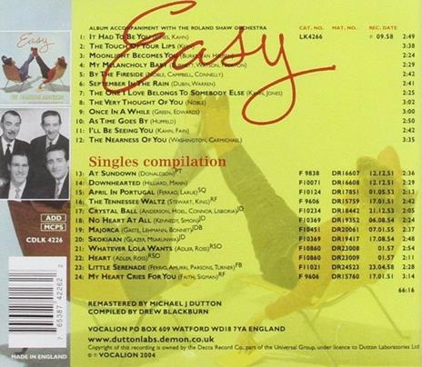 Easy-Singles Compilation - CD Audio di Johnston Brothers - 2