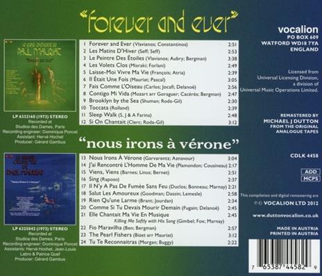 Forever and Ever & Nous - CD Audio di Paul Mauriat (Orchestra) - 2