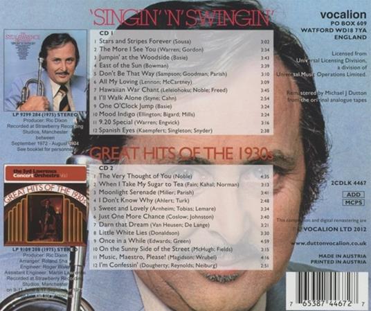 Singin' 'N' Swingin' &.. - CD Audio di Syd Lawrence - 2